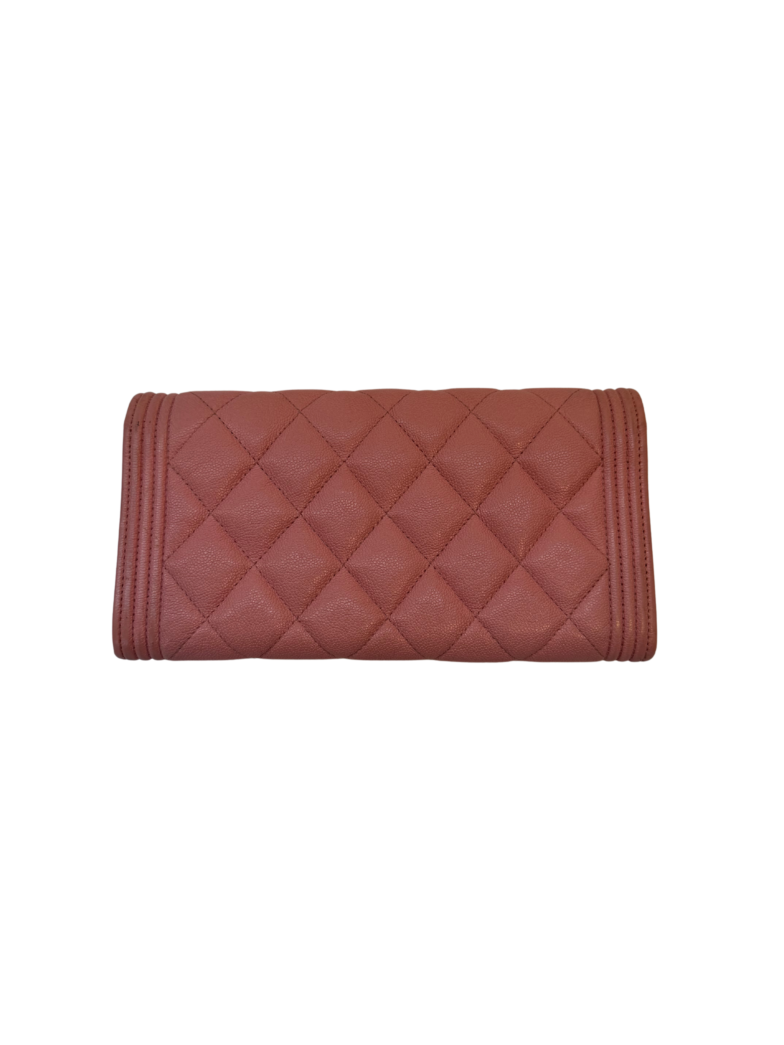 Chanel Pink Boy Bag Wallet