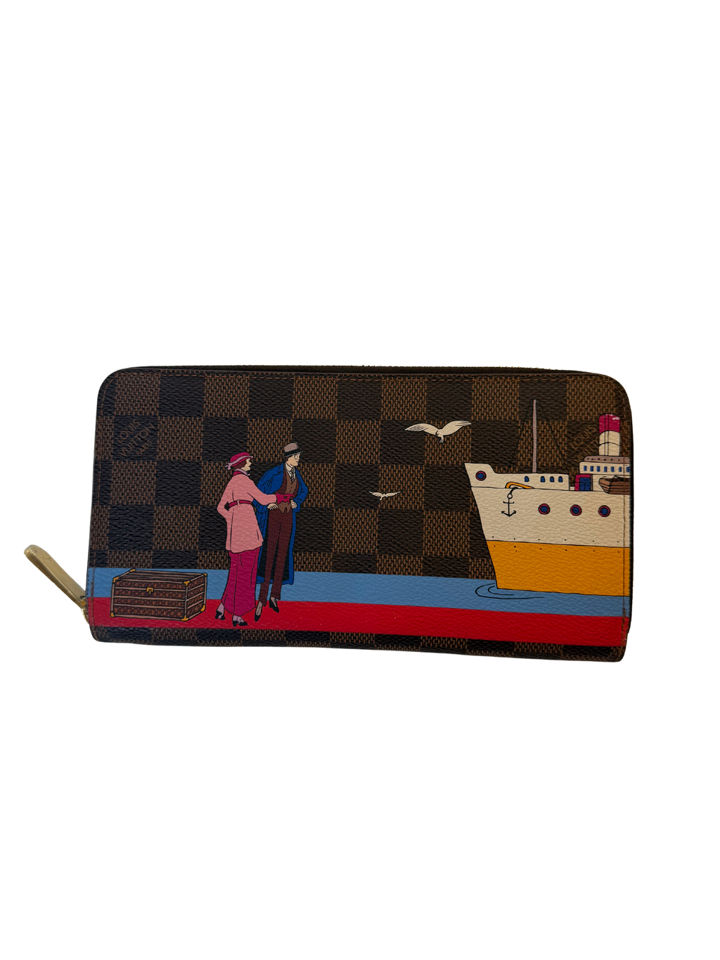Louis Vuitton Limited Edition Wallet- Damier Ebene Pacific Cruise