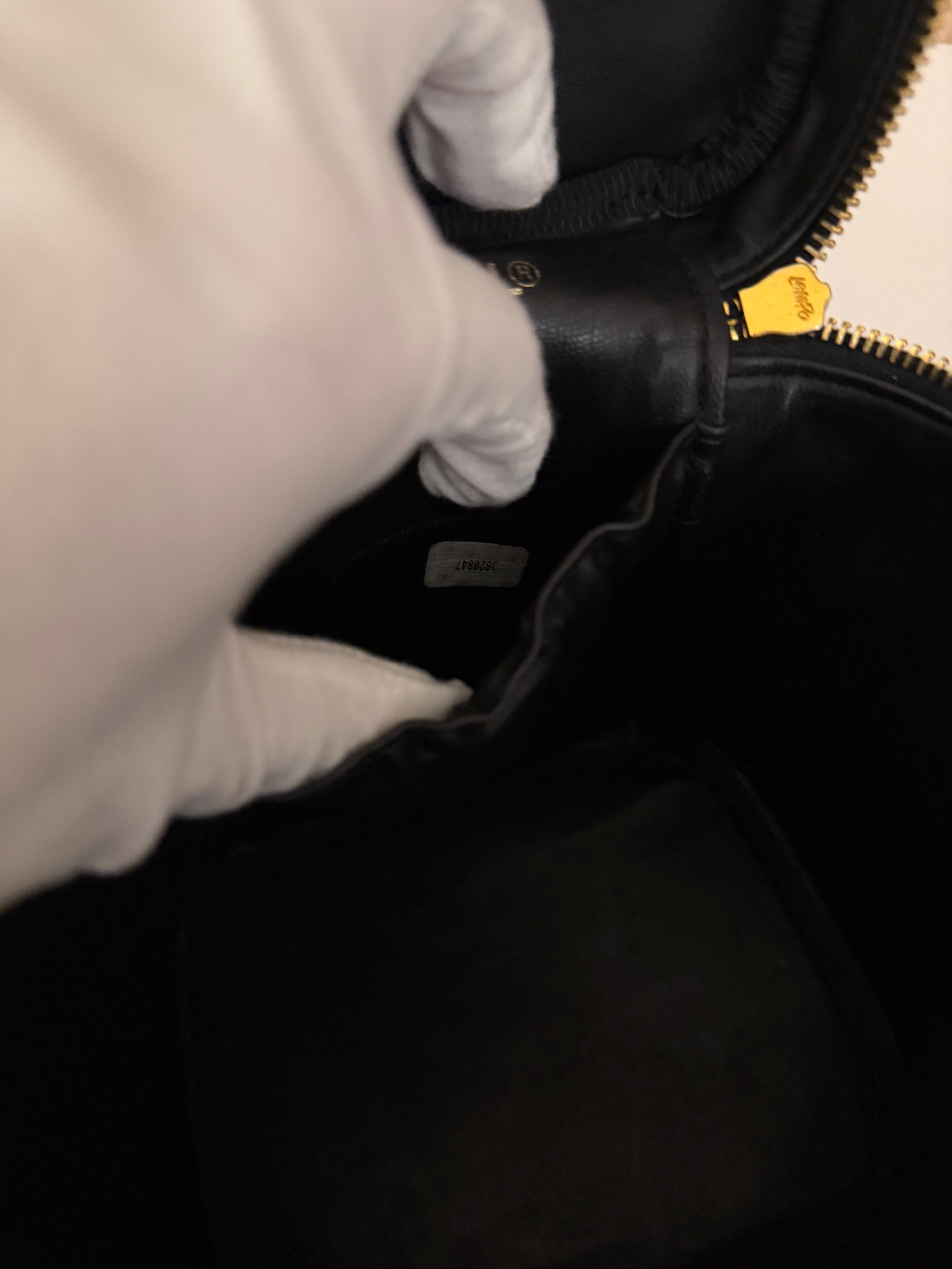 Black Caviar CC Vanity Case Gold Hardware