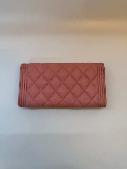 Chanel Pink Boy Bag Wallet