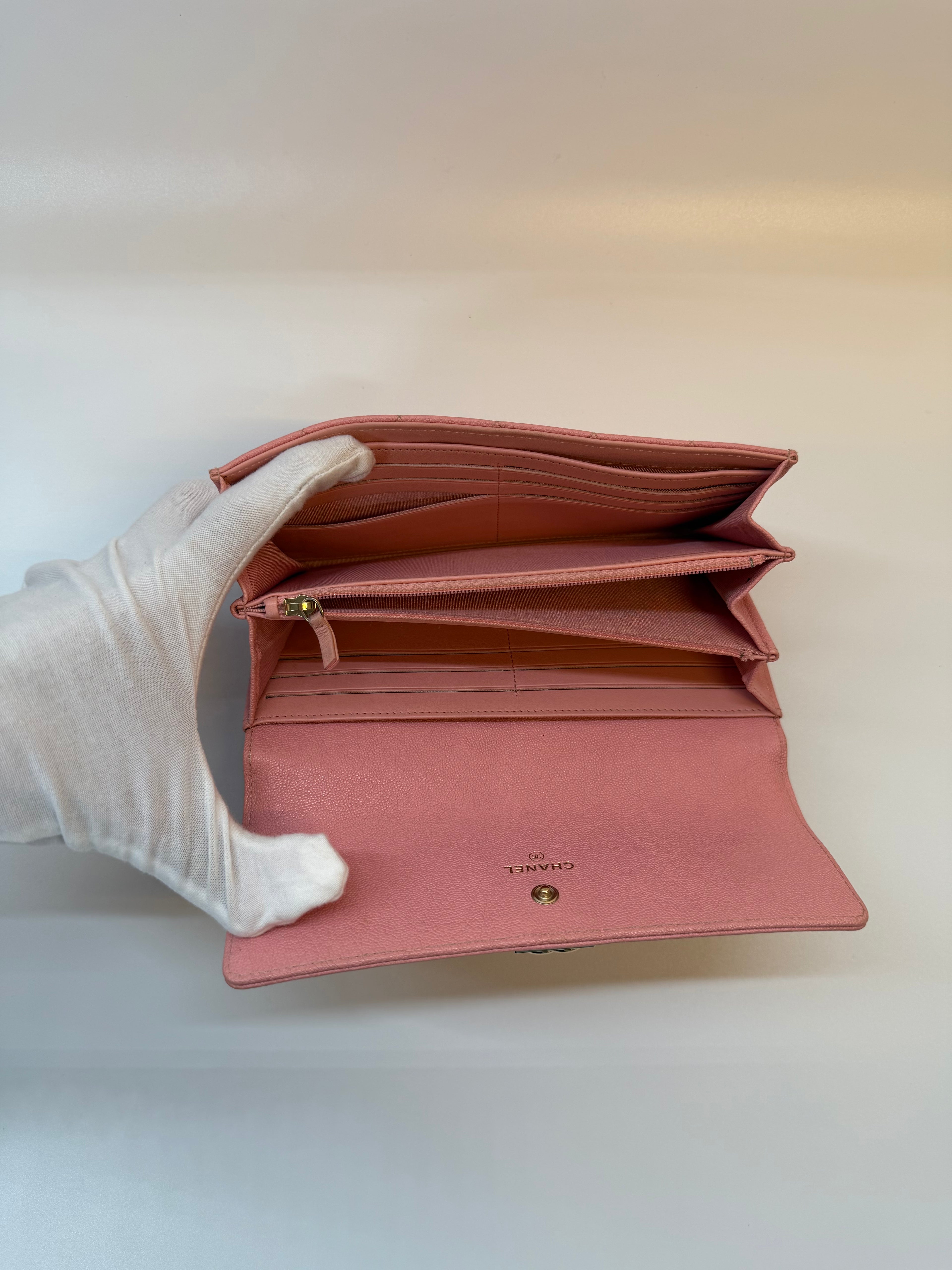 Chanel Pink Boy Bag Wallet