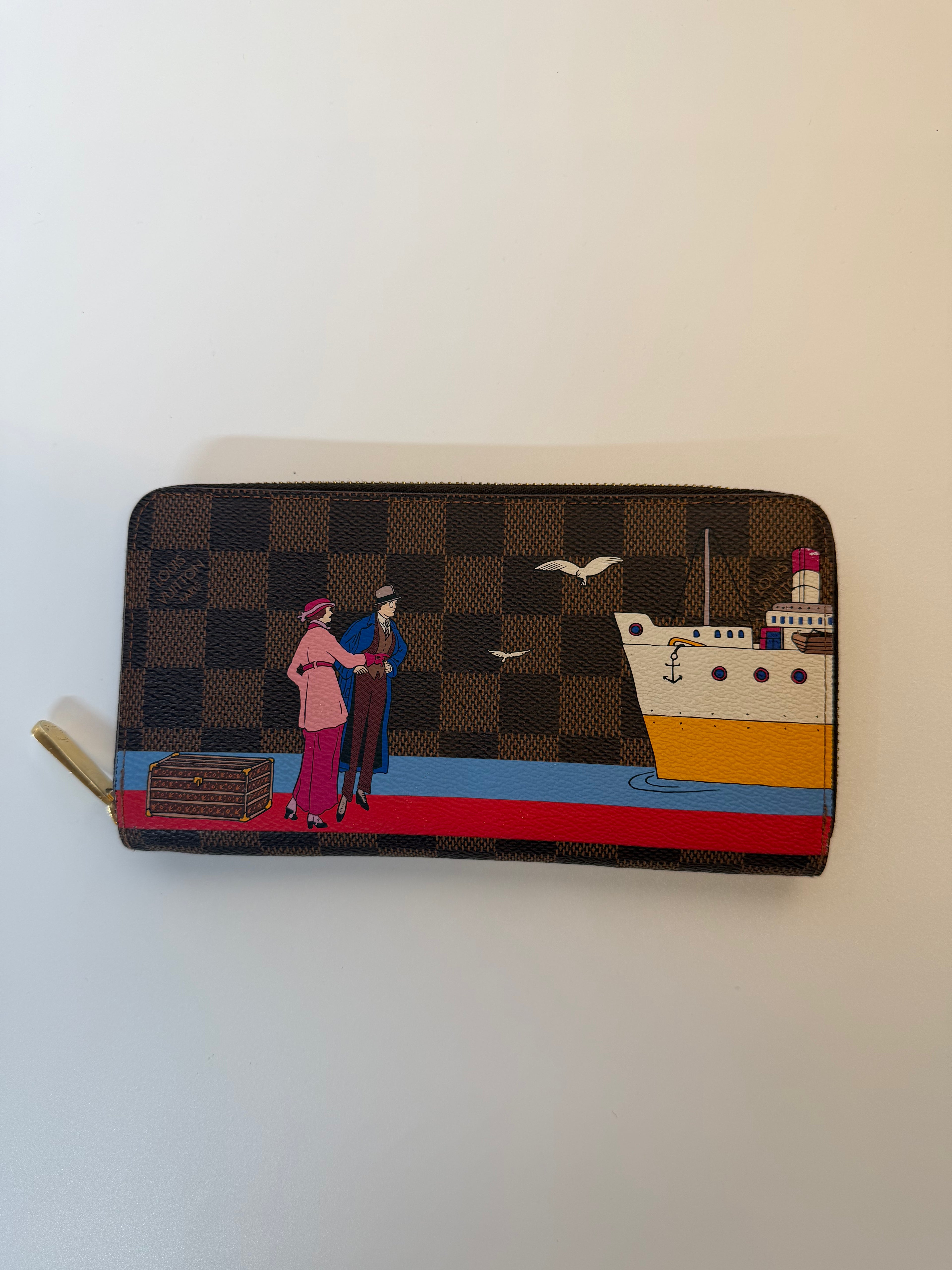 Louis Vuitton Limited Edition Wallet- Damier Ebene Pacific Cruise